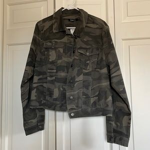 Cotton camo jean jacket